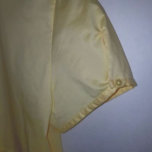 RICKI'S Ladies Lemon Capped Sleeve Blouse Button-Up V-Neck Size  4 NEW - Picture 5 of 10